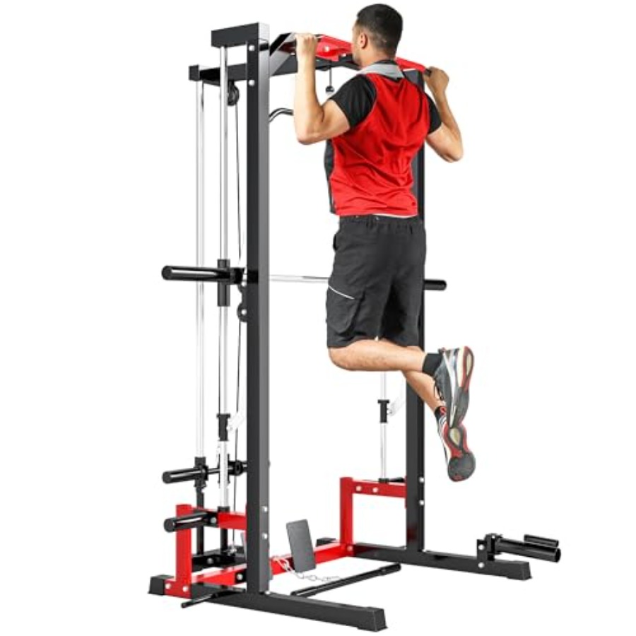 Lat Pulldown Bar - Çok Fonksiyonlu Power Cage Smith Makinesi,