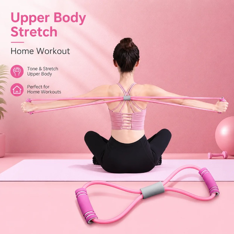 Yoga Fitness At Home - Köpüklü Direnç Bantları Evde Spor Yoga