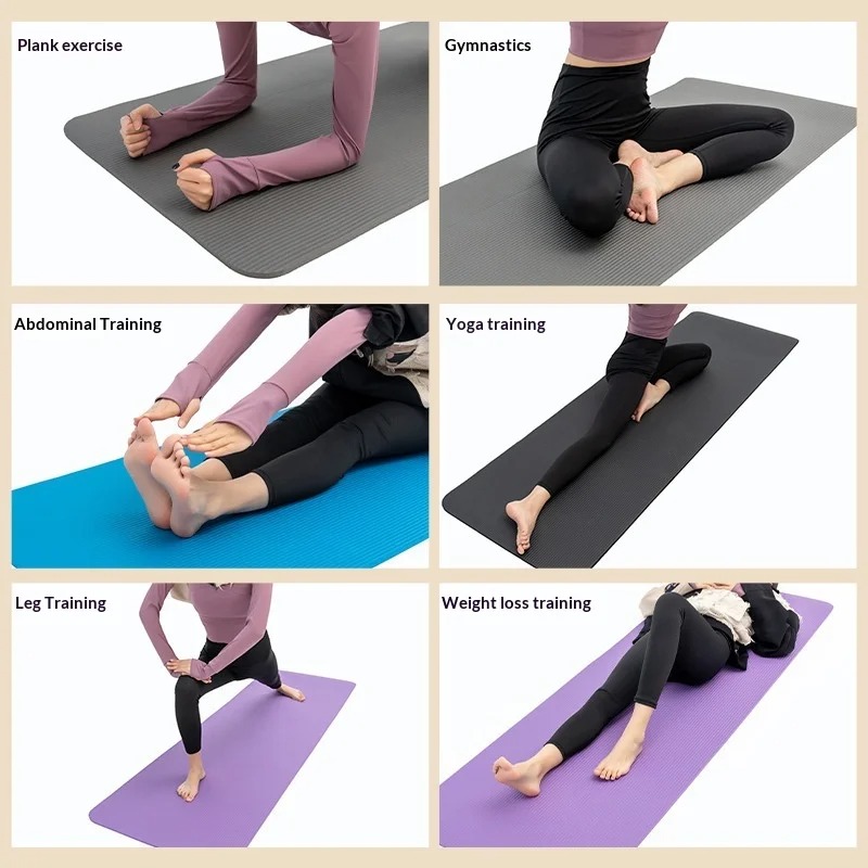 Thick Yoga Mat - Ekstra Kalın Kaymaz Yoga Matı Darbe