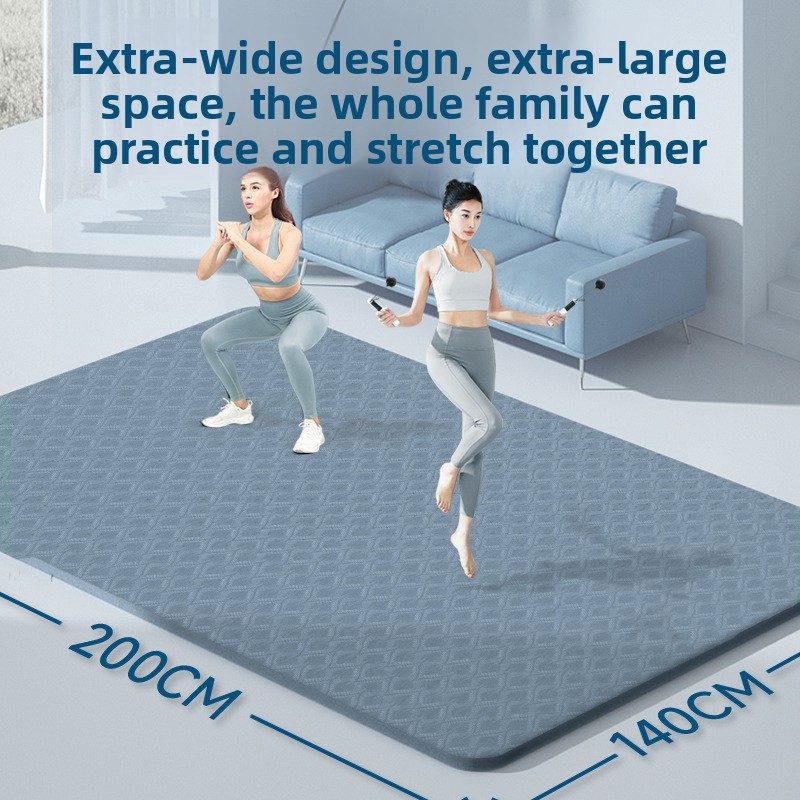 Thick Yoga Mat - Büyük Boy İki Kişilik Yoga Matı