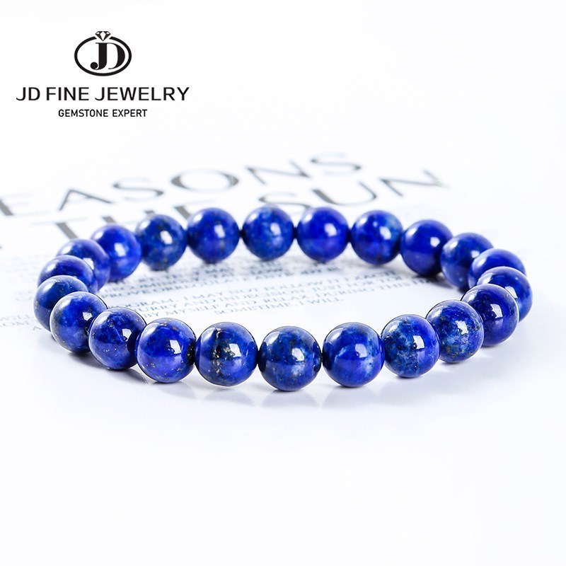 Yoga Fitness Tracker - JD doğal taş Lapis Beads li