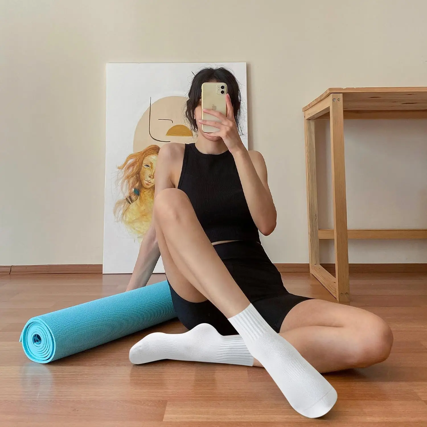 4 çift kadın yoga çorabı, düz  - Yoga & Fitness With Faye The Well Being Studio Abbots Langley incelemesi ve fiyatı