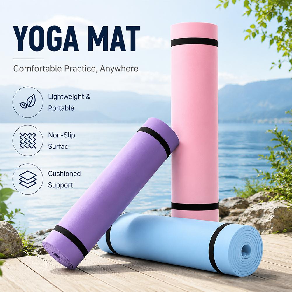 1/2 adet kalın Yoga matı kayma - Thick Yoga Mat incelemesi ve fiyatı