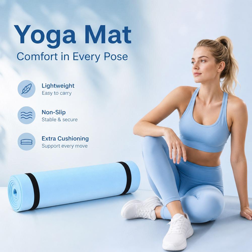 1/2 adet kalın Yoga matı kayma - Thick Yoga Mat incelemesi ve fiyatı