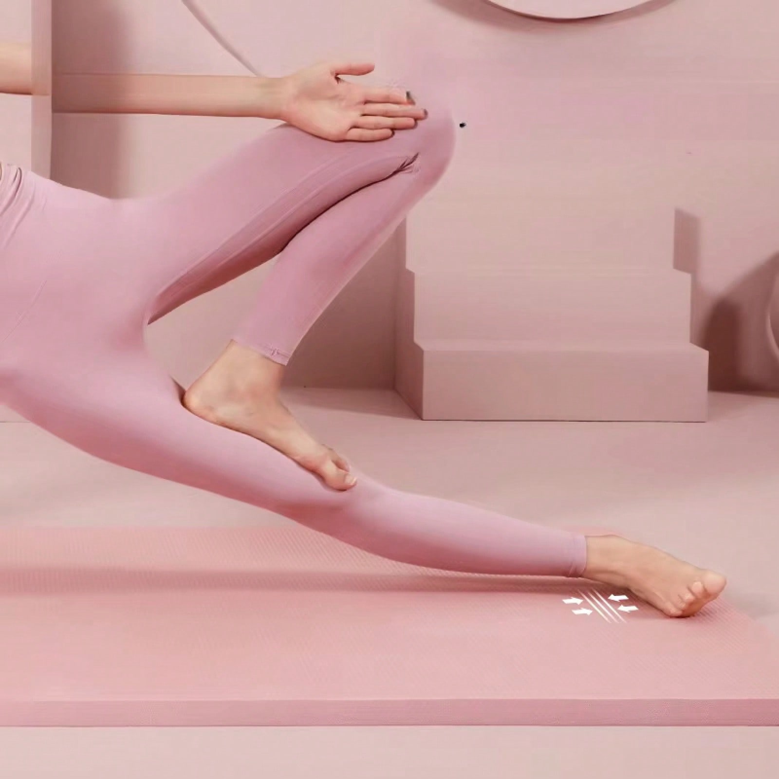 185*61CM Pembe Kaymaz Yoga Mat - Yoga Daily Fitness incelemesi ve fiyatı
